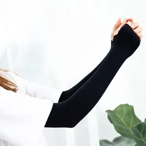 Customized Women Men Summer Outdoor Running Sports UV Protection Cooling Arm Sleeves Sunblock Arm Cover with Thumb Hole