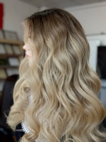 SHY 13x5 Perruque frontale en dentelle HD sans colle, cheveux humains, à raie libre, ondulée, balayage, Fabricant OEM ODM