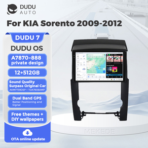 Radio de Coche Android DUDUAUTO DUDU7 5G WIFI, Reproductor Multimedia Estéreo para Coche, Reproductor de Video para KIA <span class=keywords><strong>Sorento</strong></span> 2 XM 2009-2012 - Product Image 2
