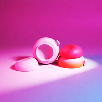 Vente directe usine – Matériaux d'emballage cosmétique recyclables en ABS 3,5g pour palettes de fards à paupières vides, personnalisables avec impression sérigraphique