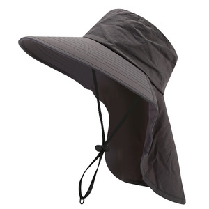 Big-Brimmed Sun-Block Fisherman Hat Breathable UV Protection Outdoor Camping Fishing Hat Adult Spring Summer - Product Image 2