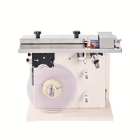 Machine d'étiquetage semi-automatique pour boîtes de câbles de données d'écouteurs, équipement d'étiquetage et de scellage pour produits électroniques