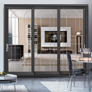 Puerta Corredera de Aluminio Simple para Balcón, con Doble Vidrio Aislante Acústico, Personalizada, de 12 Pies, para Viviendas Residenciales - Product Image 4