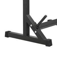 Support de Squat Réglable pour la Maison, Rack à Barres Robuste en Acier, Équipement de Musculation et de Fitness