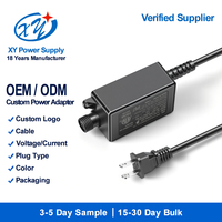 Alimentation LED extérieure étanche 12V 24V IP67, étanche à la pluie, 18W 24W 36W, classe 2, avec connecteur 2 broches, ETL OEM
