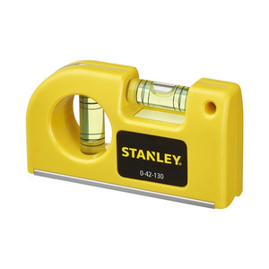 ระดับน้ำ Stanley Pocket Level 0-42-130 แบบพกพา สำหรับการจัดตำแหน่งอย่างแม่นยำ - Product Image 1