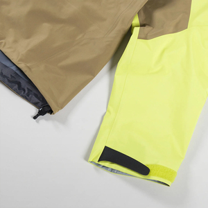 Chaqueta Impermeable para Hombre con Logotipo Personalizado, Chaqueta Cortavientos para Exteriores, Color Amarillo Marrón <span class=keywords><strong>Euphoria</strong></span>, con Tecnología GORE-TEX - Product Image 4