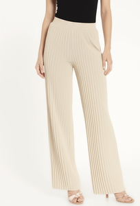 Usine OEM ODM du fabricant vietnamien Pantalon tricoté taille haute pour femmes Couleur unie Style décontracté à la mode pour l'été - Product Image 2