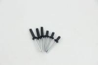 Fermoirs et Rivets de quincaillerie, goupille de poussée, Rivets noirs de 3mm, diamètre du trou 3.0/3.2/4.0/4.8/5.0/6.2, Dacromet, oxyde noir Riv