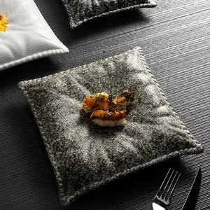 Ceramiche Artistiche en plato especial, vajilla creativa para restaurante, Platos japoneses de cerámica