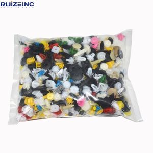 Clip décoratif en plastique mélangé pour voiture, clip de fixation pour panneau intérieur, clip de porte sans clou, clip en plastique Hoy, <span class=keywords><strong>200</strong></span> tablettes/pièces - Product Image 2