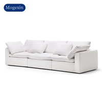 Canapé nuage modulaire nordique ensemble de meubles de maison salon moderne canapé chaise l forme luxe sectionnels nuage canapés