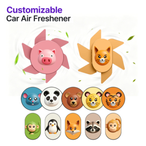 Diffuseur d'arômes de voiture personnalisé OEM ODM, diffuseur rotatif en forme d'éventail, facile à installer - Product Image 3