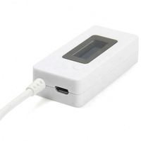 KCX-017 Medidor de Corriente y Voltaje USB Mini con Pantalla LCD, Monitor de Capacidad, Detector de 3V-7V, Probador de Energía Móvil