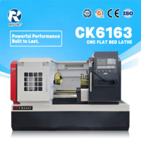 Torno CNC de Alta Precisión CK6163 Hard Way con Motor Principal de 11kW y Torreta de 4 Estaciones para Trabajos Generales en Metal