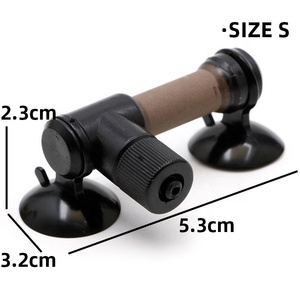 Difusor de burbujas de dióxido de tanque de peces de ventosa doble de alta calidad Tessellator acuario <span class=keywords><strong>CO2</strong></span> atomizador de cerámica - Product Image 6