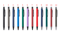 Stylo publicitaire en métal IDO PEN BP8702, faible MOQ, logo personnalisable, multifonctionnel, largeur d'écriture de 1,0 mm, gravure au laser