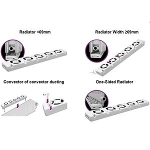 Ventilador Radiador Automático Inteligente de 5 Aspas con Enfriamiento Magnético Regulación Estadounidense 18Db para Sistemas HVAC Domésticos Ventiladores de Flujo Axial - Product Image 2
