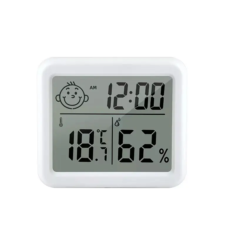 LCD אלקטרוני טמפרטורת לחות מטר מקורה חדר דיגיטלי מדחום מדדי לחות תחנת מזג אוויר