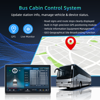 HD 15,6-Zoll Bus-Van-Player Zentrales Steuerungssystem Bus Smart Instrument Cluster Stereo-Bildschirm 2-Wege-USB GPS DSP Android Autoradio