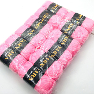 Haute qualité 4/8 Nm 10g-200garm rose multicolore fait à la main bricolage 100% <span class=keywords><strong>laine</strong></span> <span class=keywords><strong>Crochet</strong></span> fil acrylique tricot pour tricoter à la main - Product Image 2