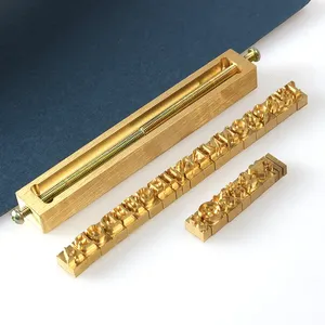 เครื่องเจาะโลหะแผ่นแบบมีตัวอักษรแบบ J-12ใหม่ทำจากทองเหลืองแผ่นโลหะมีตัวอักษรตัวแบบใหม่หมายเลขรุ่นในครัวเรือน - Product Image 3