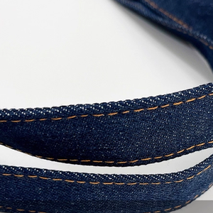 Thiết Kế Sang Trọng Công Suất Lớn Vải Denim Tote Túi Với Dây Kéo Tùy Chỉnh Của Phụ Nữ Mua Sắm Túi - Product Image 6