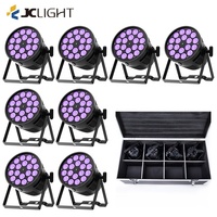 Projecteur LED PAR JC Indoor 18x10w RGBW 4 en 1 DMX activé par le son, éclairage de scène, mariage, club, éclairage LED Wash Parcan