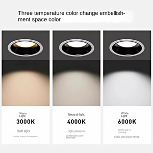 Spot LED COB rond 6W monté sur plafond, indice de protection IP65, utilisation domestique et de bureau, AC 220V, construction en aluminium moulé sous pression - Product Image 6