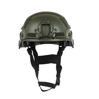 Casque tactique ABS MICH 2000 haute résistance avec rails latéraux de montage NVG fabriqués en usine pour la protection du jeu CS de recherche de sauvetage d'entraînement