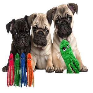 Симпатичная плюшевая игрушка осьминог для собак, игрушка для домашних животных, безупречная, Экологичная и экологичная - Product Image 6