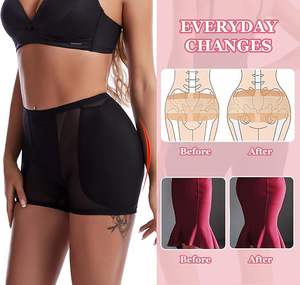 女性用シリコンパッド入りバットフォームパンティーバットリフターショーツパッド入りヒップ強化パンティー - Product Image 4