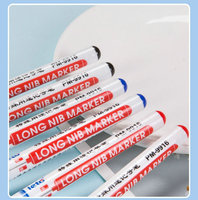 Marqueurs à pointe feutre pour atteindre les profondeurs, outil pour le bois et la céramique, marqueurs à tête longue de 20 mm, décoration, marqueur multi-usages pour trous profonds