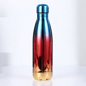 Custom 500Ml Electric Plating Stainless Steel Thermos Insulated Cross-Border Gift Sports <b>Bowling</b> Coke Water Bottle Flask - Product Image 3
