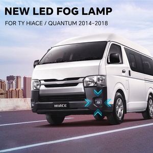 Cụm đèn sương mù LED trước chất lượng cao cho Toyota Hiace 2014 - 2018, bao gồm đèn sương mù, viền đèn, dây và công tắc - Product Image 2