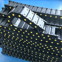 Cadena Portacables de Nylon Yodel PA66 Personalizada 20*50, Cadena de Arrastre de Cables CNC