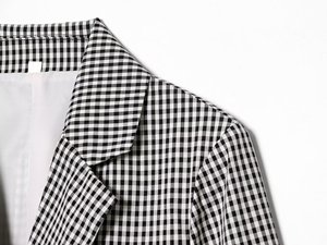 Blazer a Cuadros Clásico con Cinturón para <span class=keywords><strong>Mujer</strong></span>, Verano 2026, Estilo Europeo, <span class=keywords><strong>Chaqueta</strong></span> <span class=keywords><strong>de</strong></span> Oficina, Fabricante <span class=keywords><strong>de</strong></span> Ropa en China, OEM/ODM, Abrigo Formal - Product Image 5
