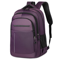 Sac à dos pour ordinateur portable Style de voyage d'affaires Polyester Oxford Sac d'ordinateur décontracté pour hommes femmes étudiants