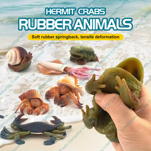 Vente en gros de jouets de décompression extensibles en TPR + PP pour animaleries, modèle biologique d'animaux marins, jouet de biologie marine - Product Image 2