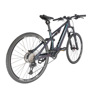 Vélo de montagne à suspension intégrale en carbone, moteur central 250W, batterie lithium 48V, autonomie 60 km, absorption des chocs supérieure - Product Image 3
