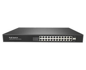 Commutateur PoE Gigabit 24 ports haute puissance avec 2 liaisons montantes SFP, 600W - Product Image 1