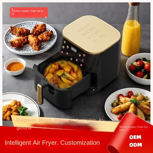 Freidora de Aire de 5L, Acero Inoxidable, Cesta Cuadrada Antiadherente de PTFE, Control Digital, Clase Energética A, Calentamiento Rápido, Apagado Automático, Uso en Hoteles - Product Image 2