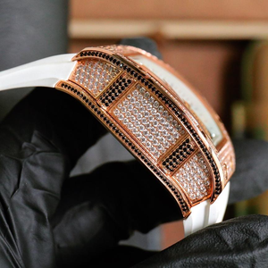 Reloj Automático de Lujo para Mujer RM 19-01, Material de Oro Rosa, Diamante Moissanita, Tourbillon, Reloj Mecánico de Moda para Mujer, Nuevo - Product Image 3