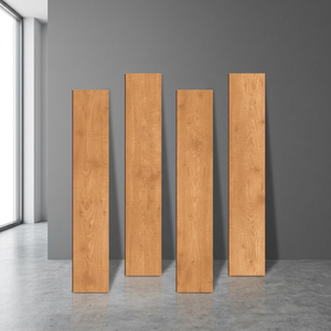 Bamboo Wood Look Porcelain Plank Tiles 8x48 Inch Matte Finish For Premium Interior Flooring - Product Image 3