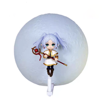 Lampe à lumière lunaire Frieren Beyond Journey's End sous licence officielle en gros Figurine d'anime en PVC, objet de collection, boîte d'origine