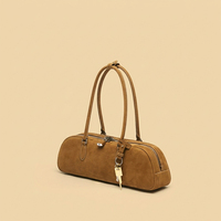 Sac à main tendance vintage pour femme avec logo personnalisé, sac à bandoulière décontracté en cuir véritable, faible MOQ, service OEM ODM