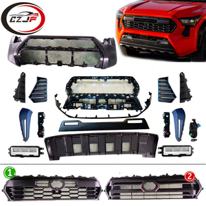 Czjf Phụ tùng xe hơi mới cản trước cho TOYOTA tacoma 2023 2024 <span class=keywords><strong>2025</strong></span> 52119-ak901 53111-ak010 lưới tản nhiệt đèn sương mù bao gồm khung - Product Image 1