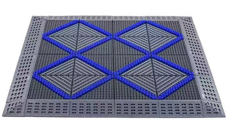 grey+Blue single brush