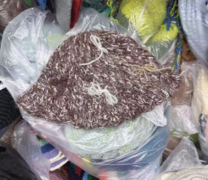 Adorable bonnet tricoté à oreilles <span class=keywords><strong>de</strong></span> chat rayé avec oreilles <span class=keywords><strong>de</strong></span> renard d'hiver - Product Image 6