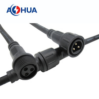 Projet de lampe de croissance des plantes fil étanche M16 connecteur fil à panneau connecteur femelle Jack à 3Pin mâle Led connecteur